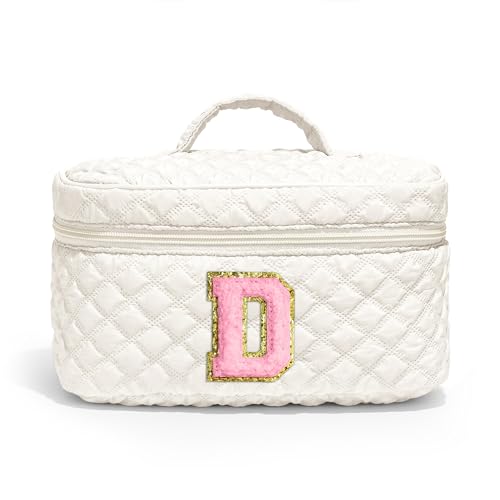 Parima Geschenke für Frauen, Groß Kosmetiktasche Beauty Case Reise Kulturtasche Damen Personalisierte Geschenke für Mädchen Mutter Tochter Geschenk Trauzeugin Geschenk Kosmetiktasche mit Buchstaben D Parima Geschenke für Frauen, Groß Kosmetiktasche Beauty Case Reise Kulturtasche Damen Personalisierte Geschenke für Mädchen Mutter Tochter Geschenk Trauzeugin Geschenk Kosmetiktasche mit Buchstaben D von Parima
