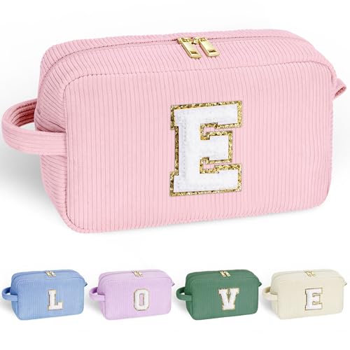 Parima Geschenke für Frauen Mädchen - Rosa Kosmetiktasche Personalisierte Kosmetiktaschen Cord Kosmetiktasche Geburtstagsgeschenk für Mama Frauen Geschenke für Mädchen Kosmetiktasche mit Buchstaben E Parima Geschenke für Frauen Mädchen - Rosa Kosmetiktasche Personalisierte Kosmetiktaschen Cord Kosmetiktasche Geburtstagsgeschenk für Mama Frauen Geschenke für Mädchen Kosmetiktasche mit Buchstaben E von Parima