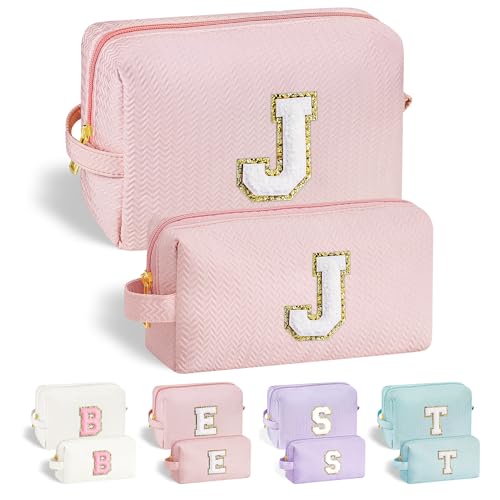 Parima Reise Kosmetiktasche Damen Mädchen - Buchstaben Kosmetiktasche Rosa Kosmetiktasche Geschenk für Mädchen Geburtstagsgeschenk für Frauen Teenager Mädchen Rosa Kosmetiktasche mit Buchstaben J Parima Reise Kosmetiktasche Damen Mädchen - Buchstaben Kosmetiktasche Rosa Kosmetiktasche Geschenk für Mädchen Geburtstagsgeschenk für Frauen Teenager Mädchen Rosa Kosmetiktasche mit Buchstaben J von Parima