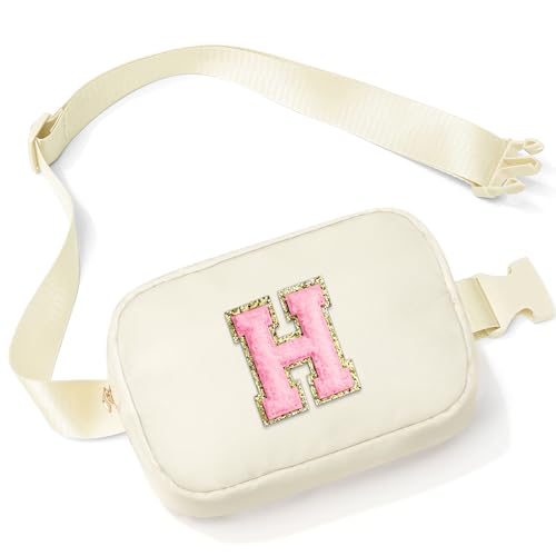 Parima Gürteltasche für Frauen Damen - Gürteltasche Bauchtasche Umhängetasche für Frauen Mutter Momo, Nylon Gürteltasche Bauchtasche Mit Initiale H, Personalisierte Geschenke für Frauen Damen Parima Gürteltasche für Frauen Damen - Gürteltasche Bauchtasche Umhängetasche für Frauen Mutter Momo, Nylon Gürteltasche Bauchtasche Mit Initiale H, Personalisierte Geschenke für Frauen Damen von Parima