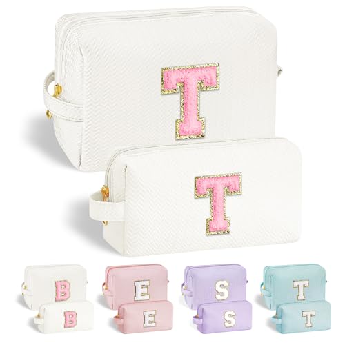 Parima Weiß Kosmetiktasche für Mädchen - Buchstaben Kosmetiktasche Make Up Organizer Damen Personalisierte Kosmetiktaschen für Teenager Mädchen Geschenke für Mädchen Tochter 6 7 8 9 10 11 12 13 Jahre Parima Weiß Kosmetiktasche für Mädchen - Buchstaben Kosmetiktasche Make Up Organizer Damen Personalisierte Kosmetiktaschen für Teenager Mädchen Geschenke für Mädchen Tochter 6 7 8 9 10 11 12 13 Jahre von Parima