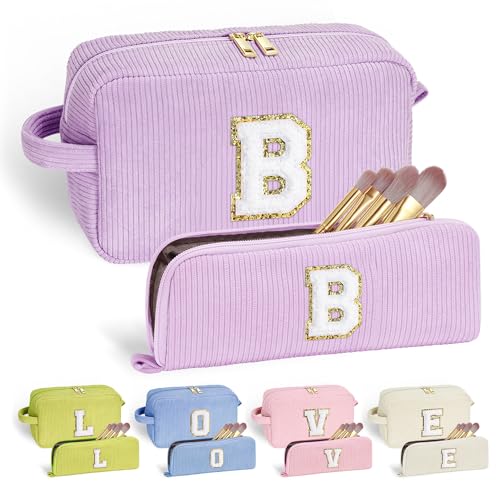 Parima Mädchen Geschenke 12 Jahre - Kosmetiktasche Damen Reise Tragbare Make up Tasche Personalisierte Kosmetiktasche für Mädchen Geschenke für Frauen Teenager Mädchen Kosmetiktasche mit Buchstaben B Parima Mädchen Geschenke 12 Jahre - Kosmetiktasche Damen Reise Tragbare Make up Tasche Personalisierte Kosmetiktasche für Mädchen Geschenke für Frauen Teenager Mädchen Kosmetiktasche mit Buchstaben B von Parima