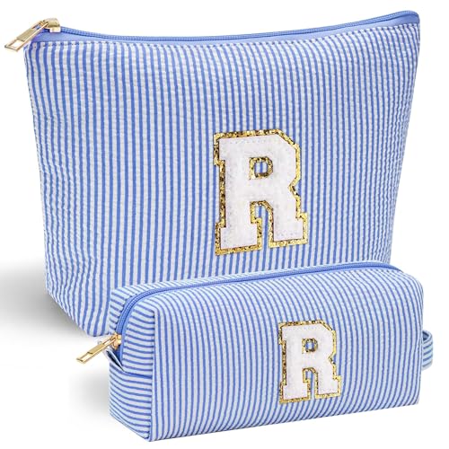 Parima Kosmetiktasche Damen - Blau Kosmetiktasche Schminktasche Mädchen Beauty Case Make up Tasche Set Geschenk für Frauen Mama Geburtstagsgeschenk für Mädchen Enkeltochter Freundin Kosmetiktasche R Parima Kosmetiktasche Damen - Blau Kosmetiktasche Schminktasche Mädchen Beauty Case Make up Tasche Set Geschenk für Frauen Mama Geburtstagsgeschenk für Mädchen Enkeltochter Freundin Kosmetiktasche R von Parima