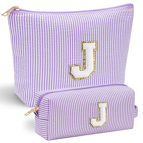Parima Kosmetiktasche für Damen - Make up Tasche Mädchen Beauty Case Kosmetiktasche Frauen Personalisierte Geschenk für Teenager Mädchen Freund Geschenke für Frauen Geschenk Lila Kosmetiktasche J Parima Kosmetiktasche für Damen - Make up Tasche Mädchen Beauty Case Kosmetiktasche Frauen Personalisierte Geschenk für Teenager Mädchen Freund Geschenke für Frauen Geschenk Lila Kosmetiktasche J von Parima