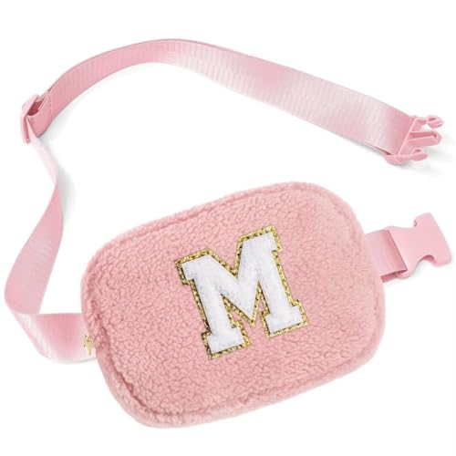 Parima Gürteltasche für Mädchen - Bauchtasche Gürteltasche Umhängetasche für Mädchen Kinder, Klein Plüsch Schafwolle Gürteltasche Mit Initiale M, Personalisierte Geschenke für Kinder Mädchen Parima Gürteltasche für Mädchen - Bauchtasche Gürteltasche Umhängetasche für Mädchen Kinder, Klein Plüsch Schafwolle Gürteltasche Mit Initiale M, Personalisierte Geschenke für Kinder Mädchen von Parima