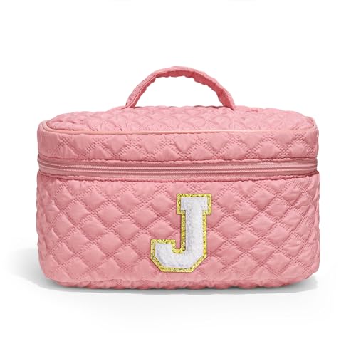 Parima Kosmetiktasche für Teenager Mädchen - Groß Schminktasche Personalisierte Geschenke Karierte Make up Tasche Geburtstagsgeschenk für Frauen Mädchen Schwester Freundin Rosa Schminktasche J Parima Kosmetiktasche für Teenager Mädchen - Groß Schminktasche Personalisierte Geschenke Karierte Make up Tasche Geburtstagsgeschenk für Frauen Mädchen Schwester Freundin Rosa Schminktasche J von Parima