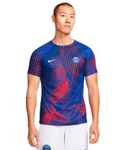 Paris Saint-Germain FC DR1487-418 PSG M Nk Df Top Ss Pm Cl T-Shirt Men's Old ROYAL/Old ROYAL/GLOBAL RED/White S Paris Saint-Germain FC DR1487-418 PSG M Nk Df Top Ss Pm Cl T-Shirt Men's Old ROYAL/Old ROYAL/GLOBAL RED/White S von PSG