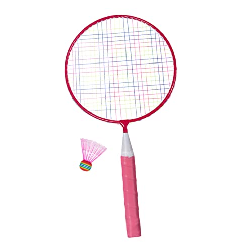 Parliky 1 Satz Badminton Schläger sportgeräte Kinder Indoor Kinder Outdoor Spielzeug Professioneller Badmintonschläger Freizeitspielzeug für Kinder Spielzeuge Kinderspielzeug Rosa von Parliky