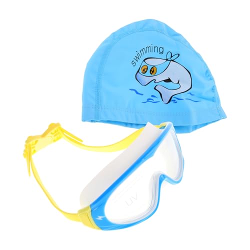 Parliky 1 Satz Schwimmbrillen-set Für Kinder Mütze Zum Schwimmen Taucherbrille Unisex-schwimmbrille Für Kinder Sport-schwimmbrille Cartoon-badekappe Süße Badekappe Kinder Schwimmbrille Stk von Parliky