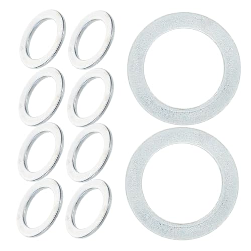 Parliky 100 Pcs Skateboard Slip Draht Spacer Flat Waschmaschine Skateboard Achse Waschmaschine Silber Für Geschwindigkeitslager Performance Skateboard Achsen Longboard Lkws von Parliky