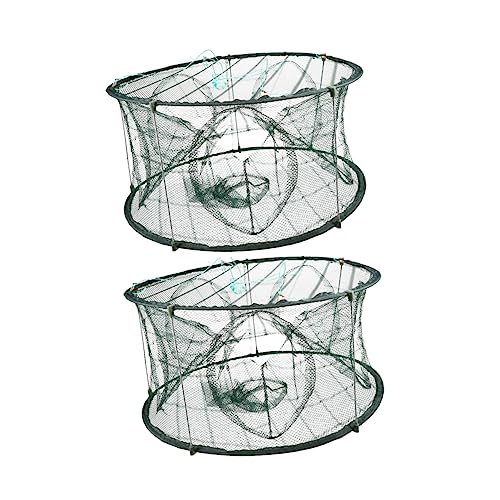 Parliky 2St Fischkäfig krebsfalle Fishing Accessories fischen zubehör Angeln zubehör Minnow-Eimer tragbares Fischnetz Netzstrümpfe Köder tragbare Krabbenfalle tragbare Nylonfalle Green Parliky 2St Fischkäfig krebsfalle Fishing Accessories fischen zubehör Angeln zubehör Minnow-Eimer tragbares Fischnetz Netzstrümpfe Köder tragbare Krabbenfalle tragbare Nylonfalle Green von Parliky