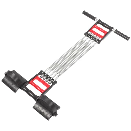 Parliky Abzieher Pullup bar Pull-up Bars Brustexpander Bauchtrainer abdominaltrainer Brust-Expander-Seil Brusttrainingsgeräte Trainingsgurt Fitness-Seilversorgung Brusttrainer Federstahl von Parliky