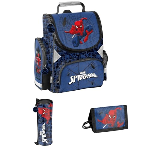 Paso Schulranzen Set 3 TLG. - Mit Turnbeutel & Befüllter Federmappe - Spider-Man Paso Schulranzen Set 3 TLG. - Mit Turnbeutel & Befüllter Federmappe - Spider-Man von Paso