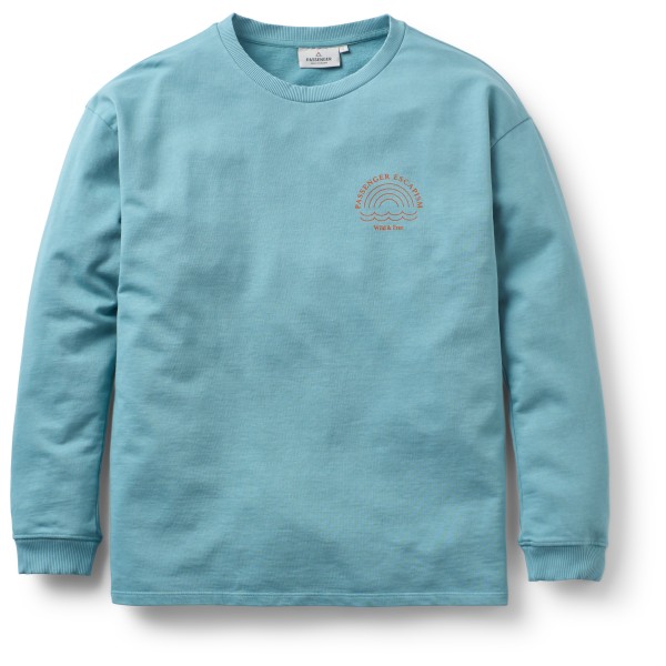 Passenger - Women's Rainbow Recy. Cotton Oversized Sweatshirt - Longsleeve Gr M türkis Passenger - Women's Rainbow Recy. Cotton Oversized Sweatshirt - Longsleeve Gr M türkis von Passenger