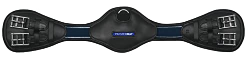 Passier Blue Wave Sattelgurt schwarz Leder mit Ellenbogenausschnitt D-Ring , Sattelgurt Länge:80cm Passier Blue Wave Sattelgurt schwarz Leder mit Ellenbogenausschnitt D-Ring , Sattelgurt Länge:80cm von Passier
