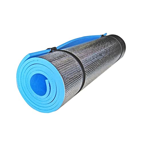 Campingmatte Aluminium Film Eva doppelseitige isolierte Rollmatte Feuchtigkeitsdichtes Campmatratze staubdes wasserdichte Schlafmatte für Park Yoga Picknick von Pastoralist