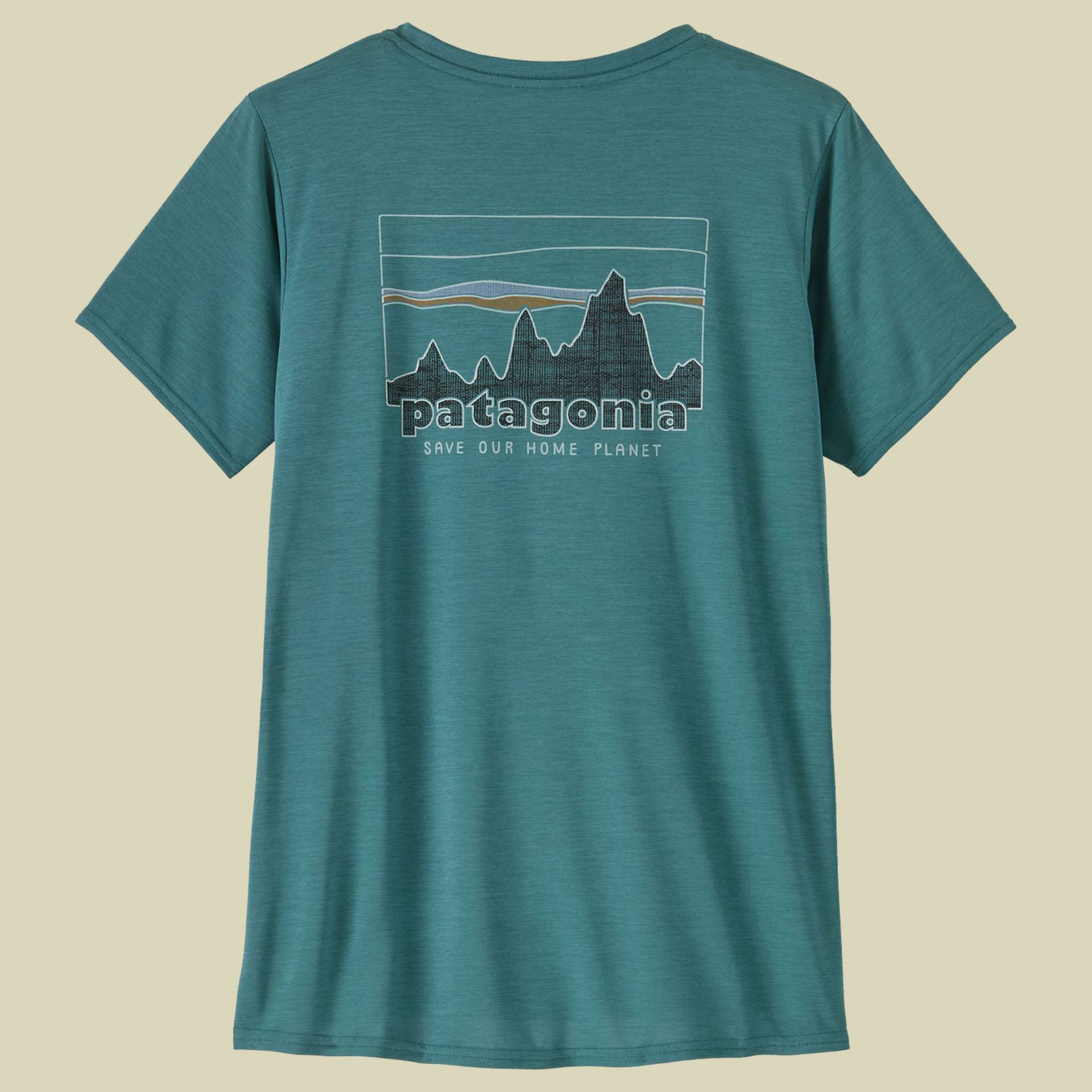 Capilene Cool Daily Graphic Shirt Women mehrfarbig S - '73 skyline: wetland blue x-dye Capilene Cool Daily Graphic Shirt Women mehrfarbig S - '73 skyline: wetland blue x-dye von Patagonia