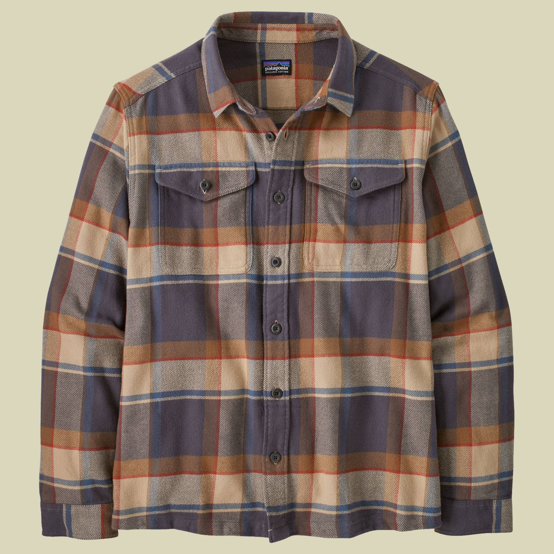 Fjord Flannel Shirt Men XL grau - sunrise ridge/forge grey von Patagonia