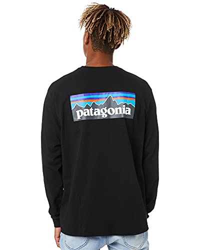 Patagonia 38518-BLK M's L/S P-6 Logo Responsibili-Tee T-shirt mens Black XXL von Patagonia