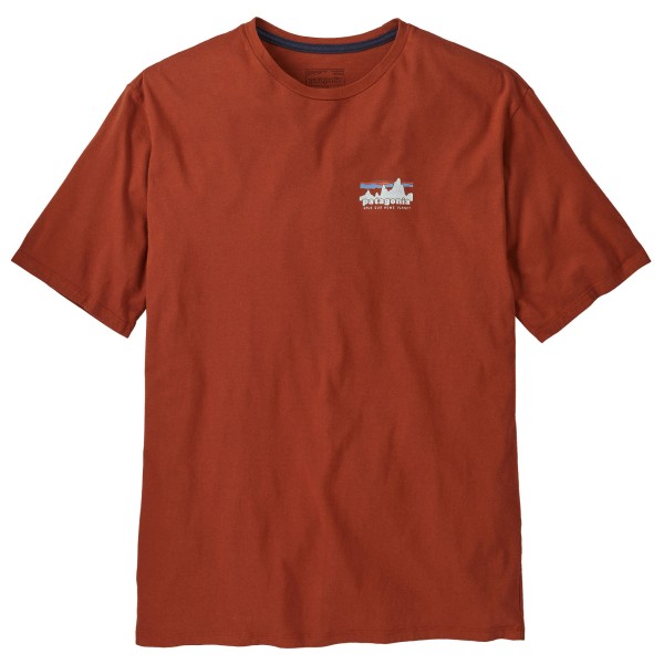 Patagonia - 73 Skyline Organic T-Shirt - T-Shirt Gr L rot von Patagonia