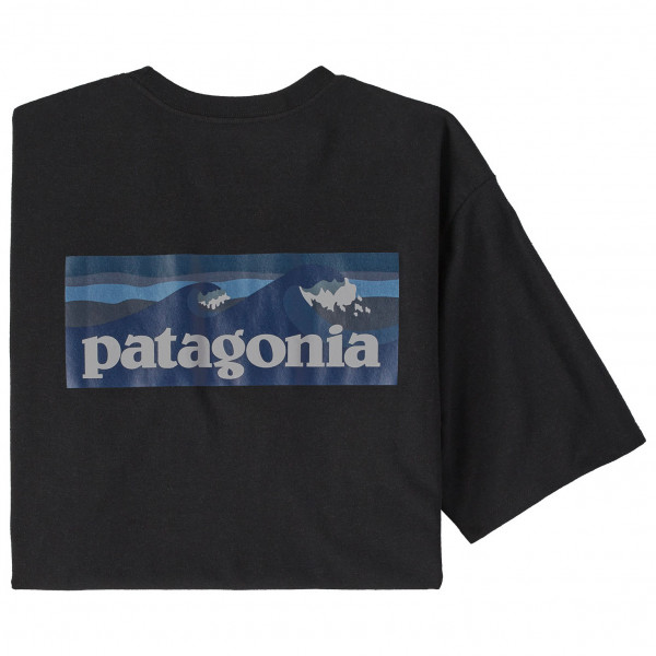Patagonia - Boardshort Logo Pocket Responsibili - T-Shirt Gr S schwarz von Patagonia