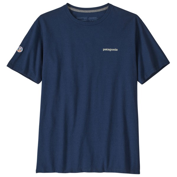 Patagonia - Fitz Roy Icon Responsibili-Tee - T-Shirt Gr S blau von Patagonia