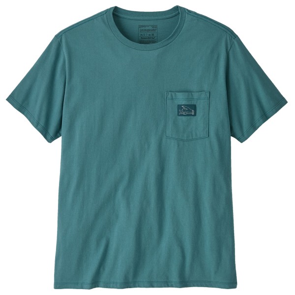 Patagonia - Flying Fish Tides Organic Pocket T-Shirt - T-Shirt Gr XS türkis Patagonia - Flying Fish Tides Organic Pocket T-Shirt - T-Shirt Gr XS türkis von Patagonia