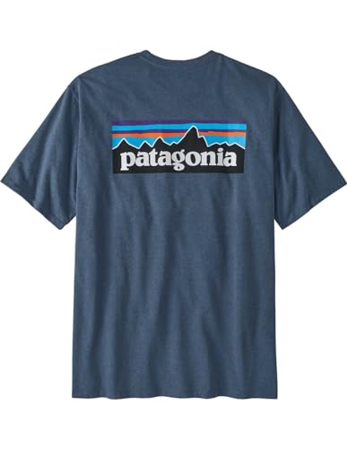 Patagonia Herren M's P-6 Logo Responsibili-Tee Unterhemd, blau (Utility Blue), XL von Patagonia