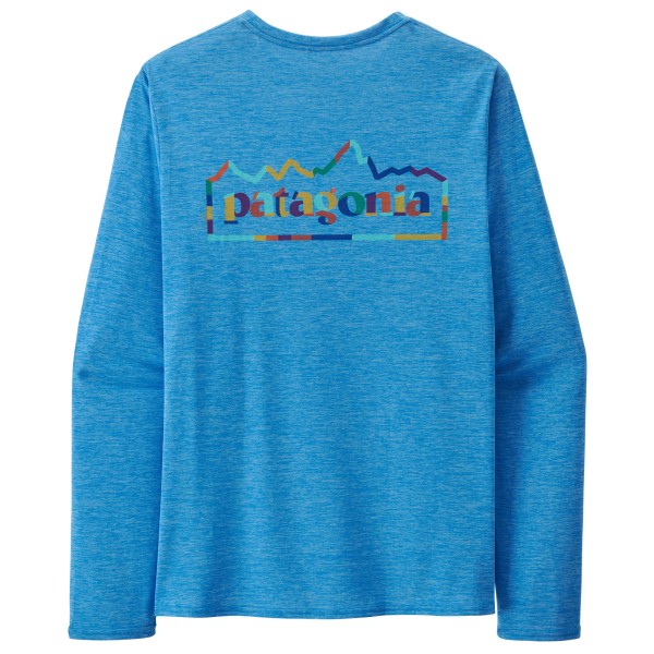 Patagonia - L/S Cap Cool Daily Graphic Shirt - Funktionsshirt Gr M blau von Patagonia