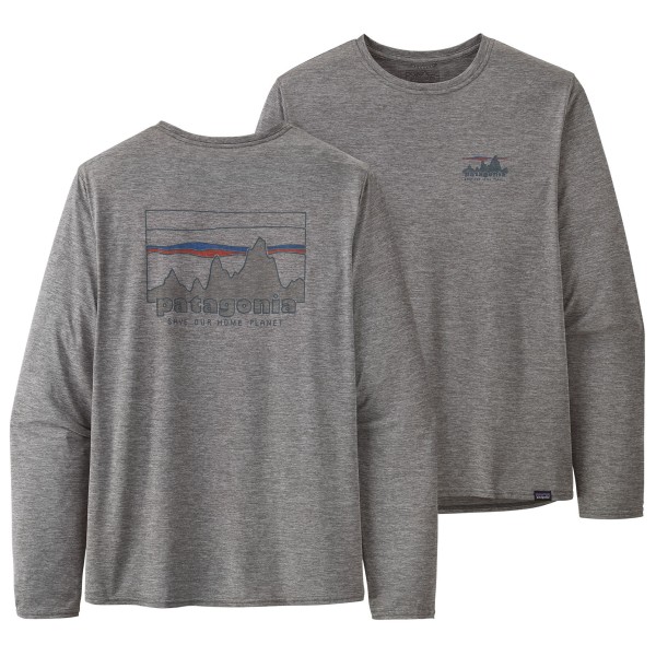 Patagonia - L/S Cap Cool Daily Graphic Shirt - Funktionsshirt Gr S grau Patagonia - L/S Cap Cool Daily Graphic Shirt - Funktionsshirt Gr S grau von Patagonia