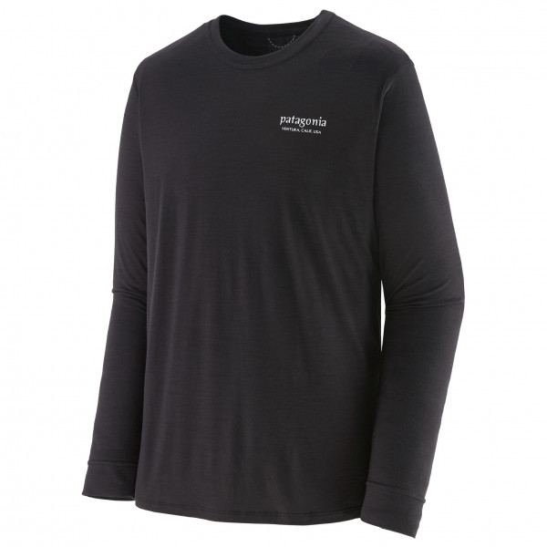 Patagonia - L/S Cap Cool Merino Graphic Shirt - Merinoshirt Gr L schwarz Patagonia - L/S Cap Cool Merino Graphic Shirt - Merinoshirt Gr L schwarz von Patagonia