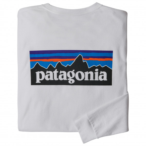 Patagonia - L/S P-6 Logo Responsibili-Tee - Longsleeve Gr S grau von Patagonia