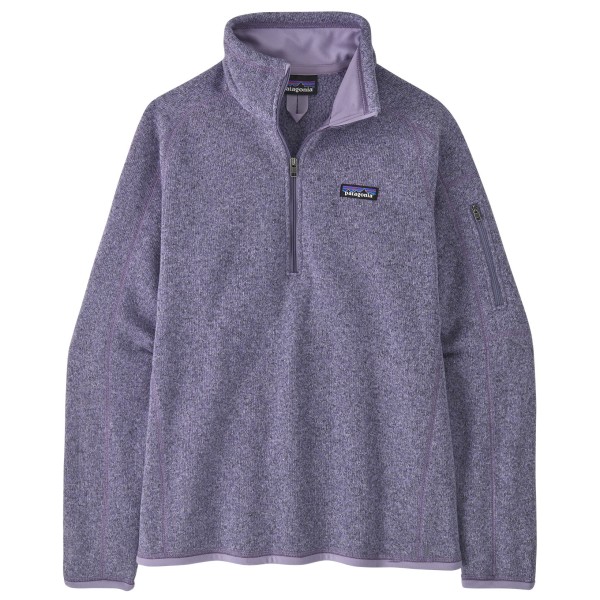 Patagonia - Women's Better Sweater 1/4 Zip - Fleecepullover Gr L grau von Patagonia