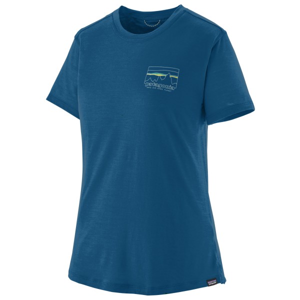 Patagonia - Women's Cap Cool Merino Graphic Shirt - Merinoshirt Gr M blau von Patagonia