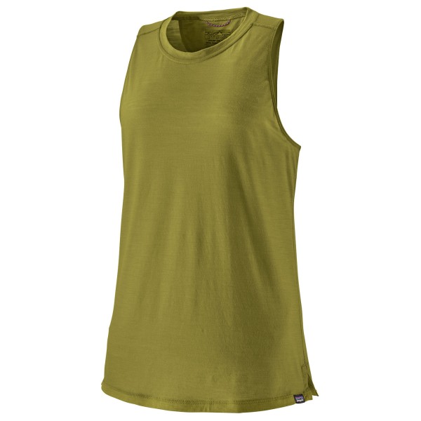 Patagonia - Women's Cap Cool Merino Tank - Merinoshirt Gr M oliv von Patagonia