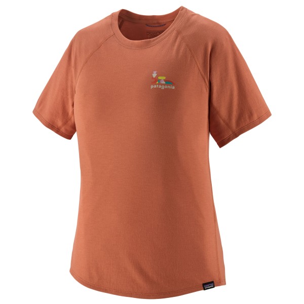 Patagonia - Women's Cap Cool Trail Graphic Shirt - Funktionsshirt Gr L rot von Patagonia