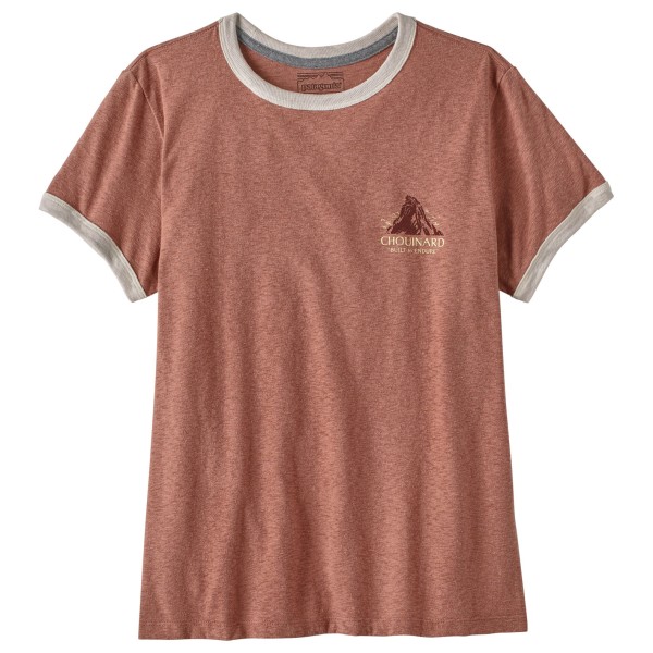 Patagonia - Women's Chouinard Crest Ringer Responsibili-Tee - T-Shirt Gr M braun von Patagonia