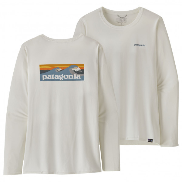 Patagonia - Women's L/S Cap Cool Daily Graphic Shirt Waters - Longsleeve Gr M grau Patagonia - Women's L/S Cap Cool Daily Graphic Shirt Waters - Longsleeve Gr M grau von Patagonia