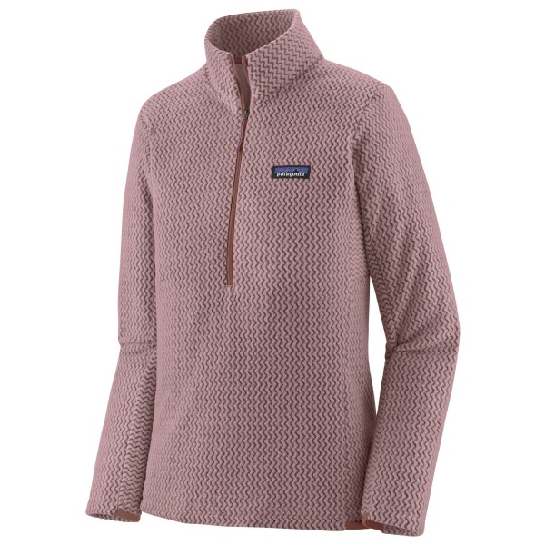 Patagonia - Women's R1 Air Zip Neck - Fleecepullover Gr M braun/rosa von Patagonia