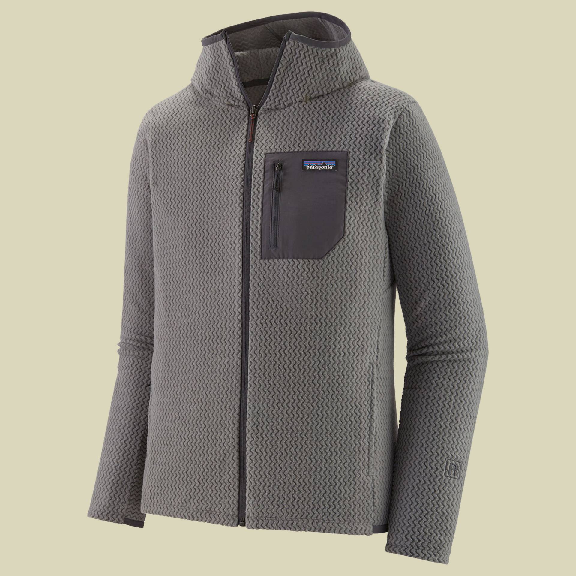 R1 Air Full-Zip Hoody Men grau Größe L - Farbe forever grey R1 Air Full-Zip Hoody Men grau Größe L - Farbe forever grey von Patagonia