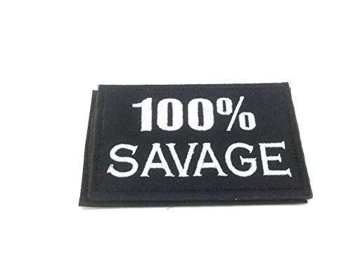 Patch Nation 100% Savage Gestickte Airsoft Klettverschluss-Flecken Patch Nation 100% Savage Gestickte Airsoft Klettverschluss-Flecken von Patch Nation