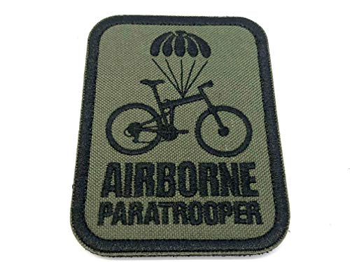 Patch Nation Airbourne Paratrooper Gestickte Airsoft Klettverschluss-Flecken von Patch Nation