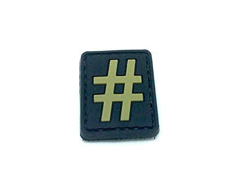 Patch Nation Hashtag # PVC Airsoft Klett Emblem Abzeichen Patch Nation Hashtag # PVC Airsoft Klett Emblem Abzeichen von Patch Nation