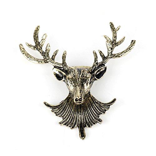 Patch Nation Hirschkopf Geweih Hirsch Elch Brosche Anstecker Patch Nation Hirschkopf Geweih Hirsch Elch Brosche Anstecker von Patch Nation