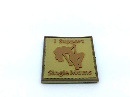 Patch Nation I Support Single Mums Hellbraun PVC Klett Emblem Abzeichen Patch Nation I Support Single Mums Hellbraun PVC Klett Emblem Abzeichen von Patch Nation