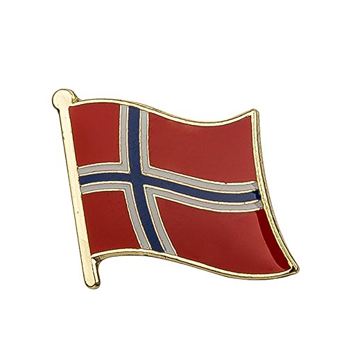 Patch Nation Metallanstecker Norwegische Flagge Patch Nation Metallanstecker Norwegische Flagge von Patch Nation