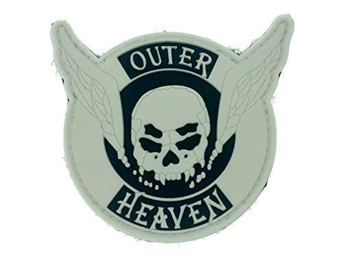 Patch Nation Outer Heaven Schädel-Flügel Leuchten im Dunkeln Metal Gear Solid PVC Klett Emblem Abzeichen Patch Nation Outer Heaven Schädel-Flügel Leuchten im Dunkeln Metal Gear Solid PVC Klett Emblem Abzeichen von Patch Nation