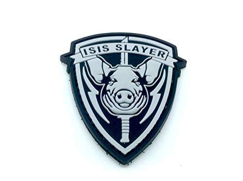 Patch Nation Slayer Schwein-Schwarzes PVC Klett Emblem Abzeichen Patch Nation Slayer Schwein-Schwarzes PVC Klett Emblem Abzeichen von Patch Nation