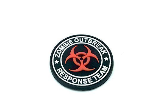 Patch Nation Zombie Outbreak Response Team Biohazard PVC Airsoft Klettverschluss Abzeichen Rot Patch Nation Zombie Outbreak Response Team Biohazard PVC Airsoft Klettverschluss Abzeichen Rot von Patch Nation