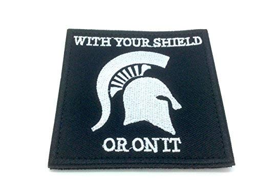 Patch Nation with Your Shield Or On It Gestickte Airsoft Klettverschluss-Flecken von Patch Nation